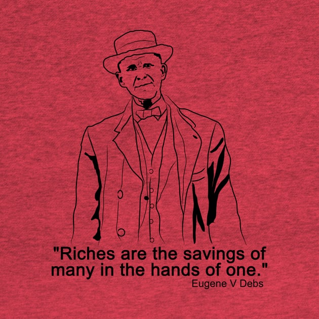 Eugene V Debs Quote by Voices of Labor